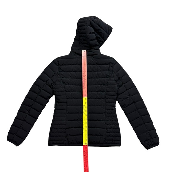 Cape Horn Down Puffer Removable Hood Paloma Jacket Black Zip Women SMALL Size 44 - Picture 6 of 16